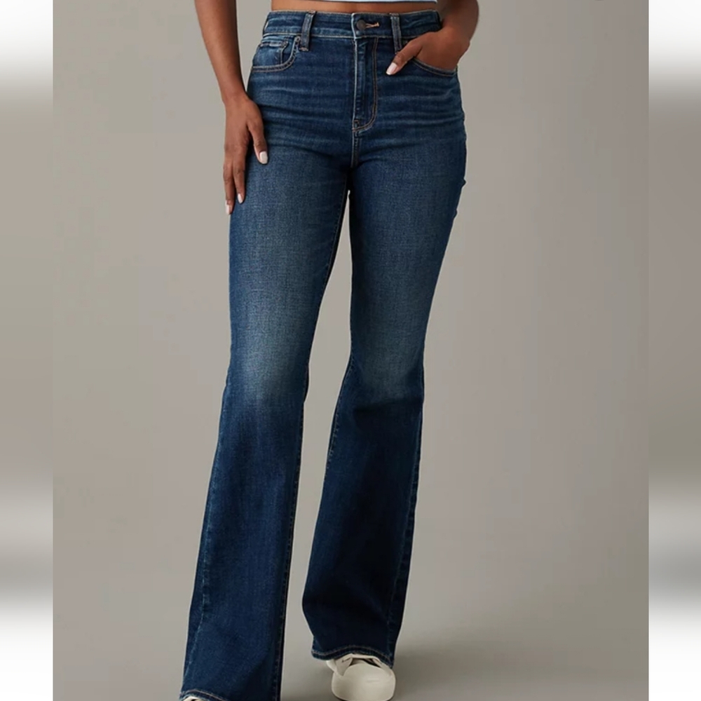 AE Next Level Super High Waisted Flare Jean